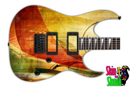  Guitar Skin Ornate Abstract 
