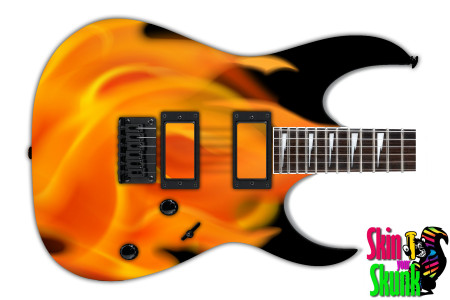  Guitar Skin Fire Airbrush 