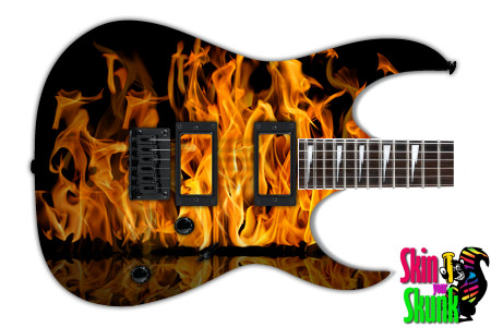  Guitar Skin Fire Area 