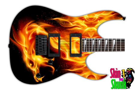  Guitar Skin Fire Dragon 