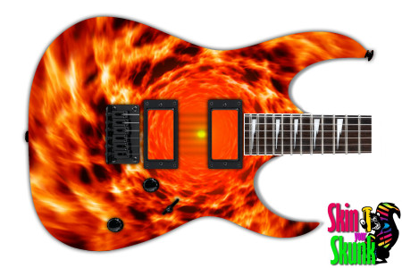  Guitar Skin Fire Hole 
