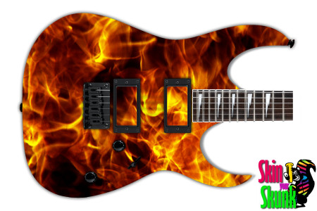  Guitar Skin Fire Rise 