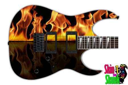  Guitar Skin Fire Split 