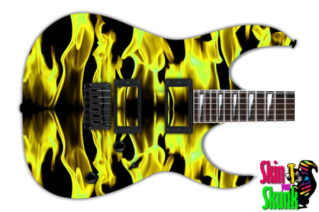  Guitar Skin Fireline Gold 