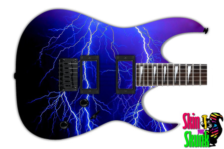  Guitar Skin Lightning Thunder 