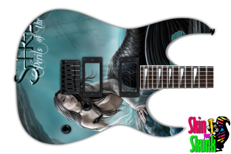  Guitar Skin Rockart Mermaid 