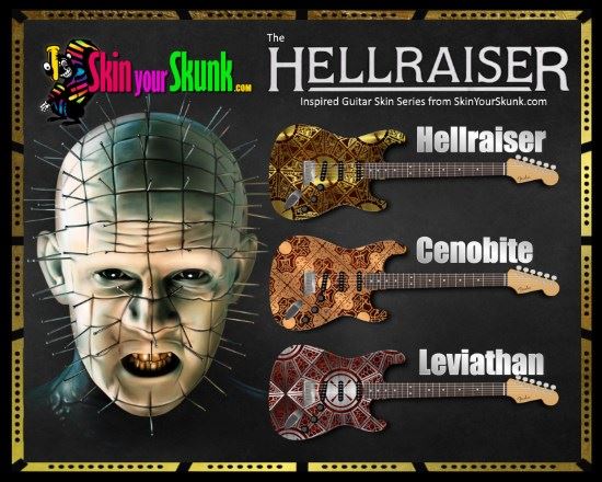 Hellraiser Guitar Skins