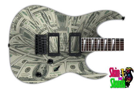  Guitar Skin 3d Money 