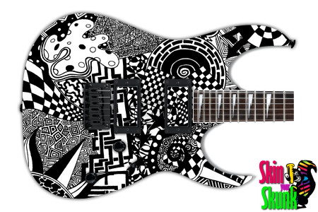  Guitar Skin Abstractpatterns Angry 