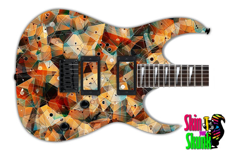  Guitar Skin Abstractpatterns Flannel 