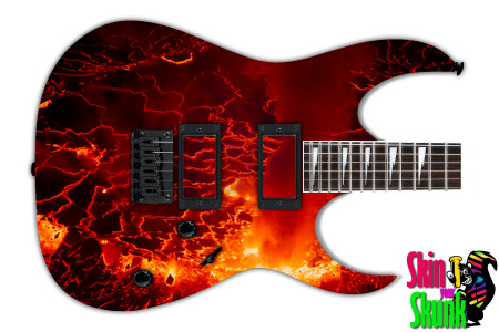  Guitar Skin Abstractpatterns Lava 