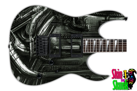  Guitar Skin Abstractpatterns Mechanical 
