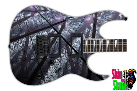 Guitar Skin Abstractpatterns Trees 