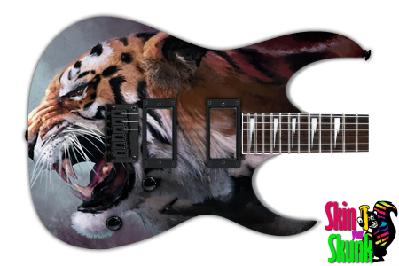  Guitar Skin Awesome Tiger 