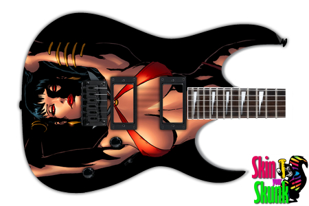  Guitar Skin Awesome Vampire 