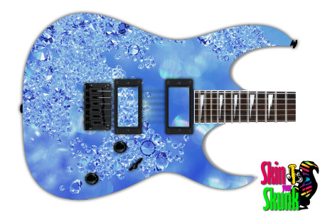  Guitar Skin Crystal Blue 