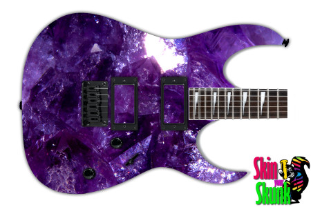  Guitar Skin Crystal Purple 