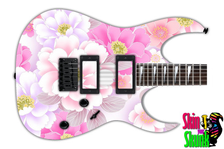  Guitar Skin Ornate Pink 
