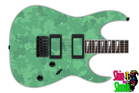  Guitar Skin Camo Green 9 