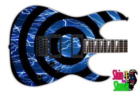  Guitar Skin Bullseye Lightning 