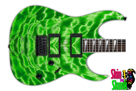  Guitar Skin Classic Green Quilt 