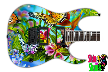  Guitar Skin Girlrock Butterfly 