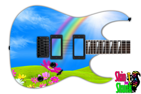  Guitar Skin Girlrock Rainbow 