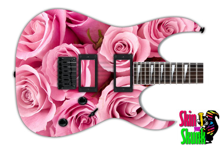  Guitar Skin Girlrock Roses 