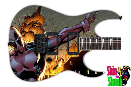  Guitar Skin Comics Bomb 