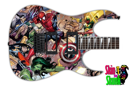  Guitar Skin Comics Collage 
