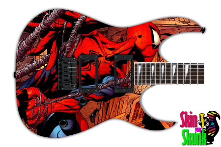  Guitar Skin Comics Spider 