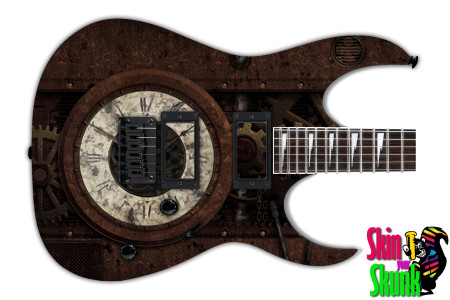  Guitar Skin Steampunk Clock 