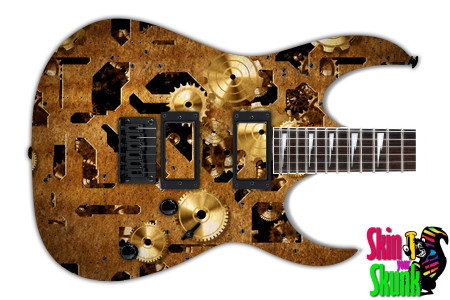  Guitar Skin Steampunk Cogs 