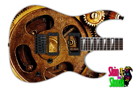  Guitar Skin Steampunk Engine 