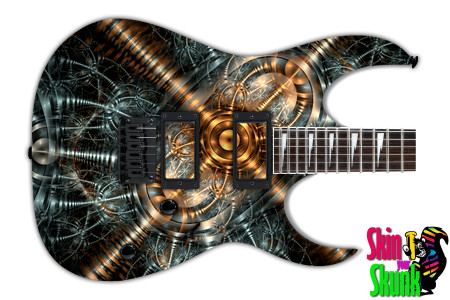  Guitar Skin Steampunk Fractal 