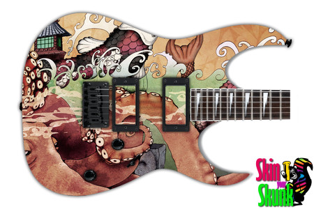  Guitar Skin Tattoos Octopus 