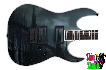  Guitar Skin Gothic Castle 