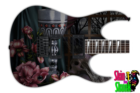  Guitar Skin Gothic Scene 