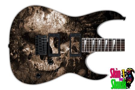  Guitar Skin Skull Dirt 