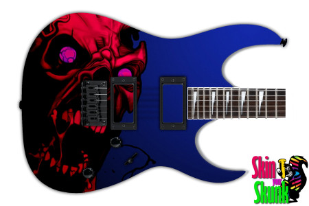  Guitar Skin Zombie Face 