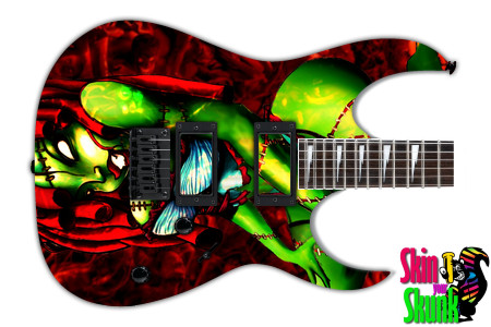  Guitar Skin Zombie Hottie 