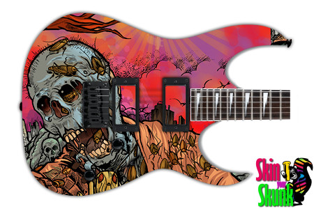  Guitar Skin Zombie Moon 