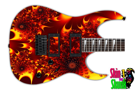  Guitar Skin Fractal Fire 