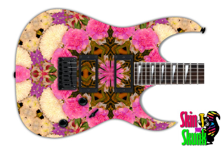  Guitar Skin Kaleidoscope Flower 