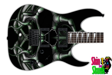  Guitar Skin Biomechanical Skull 