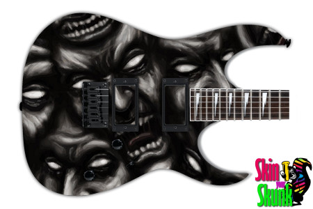  Guitar Skin Dark Shadows Faces 