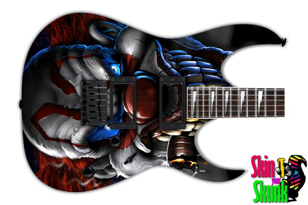  Guitar Skin Dark Shadows Jester 