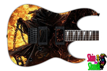  Guitar Skin Evil Ghost Rider 