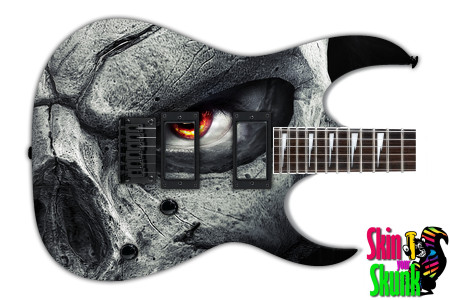  Guitar Skin Evil Skull Eye 