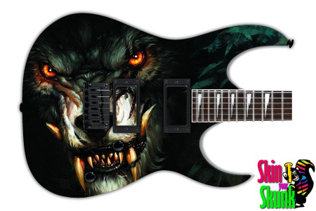  Guitar Skin Evil Wolf 